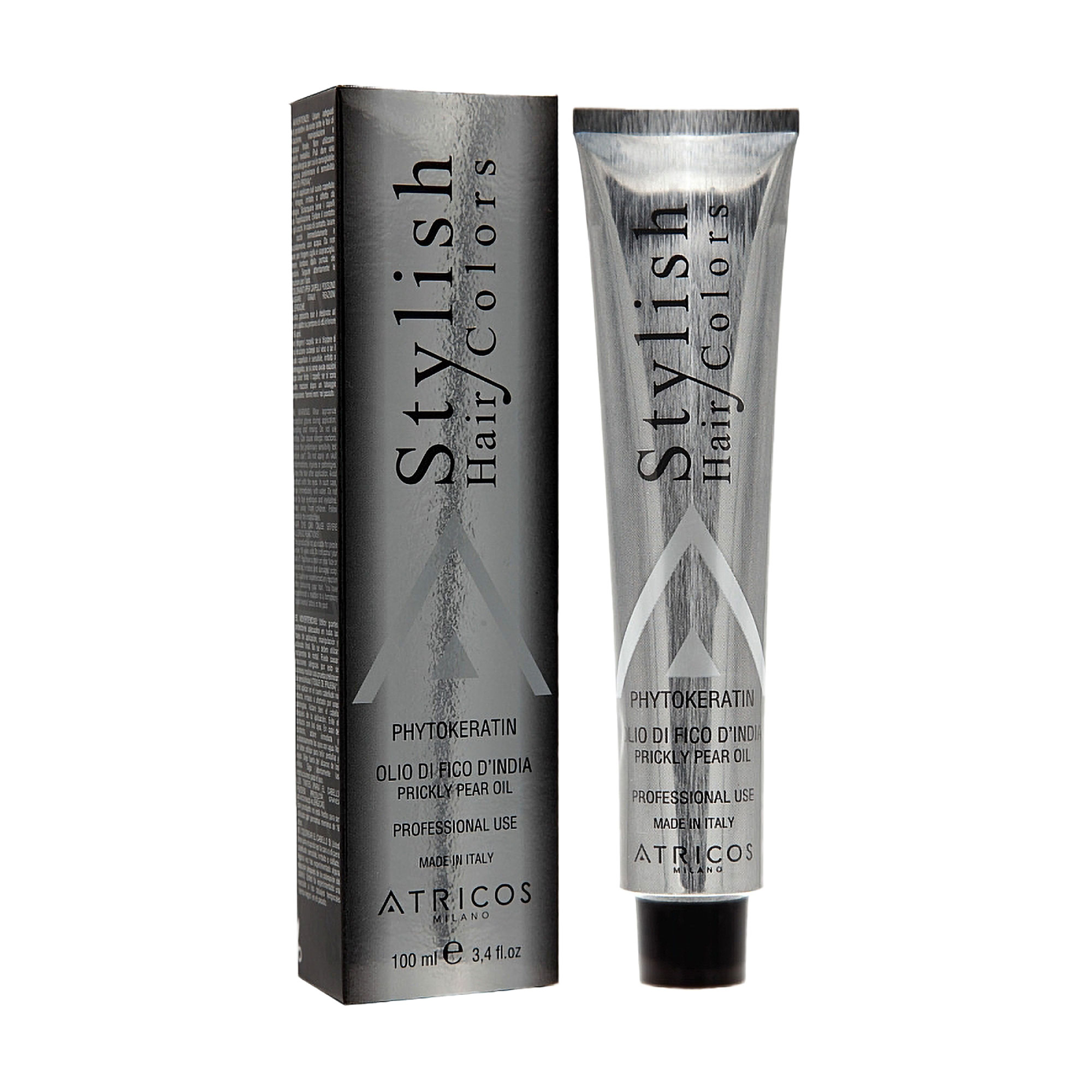 Перманентна крем-фарба для волосся Atricos Milano Stylish Hair Color 9.02 Very Light Irise Blonde, 100 мл